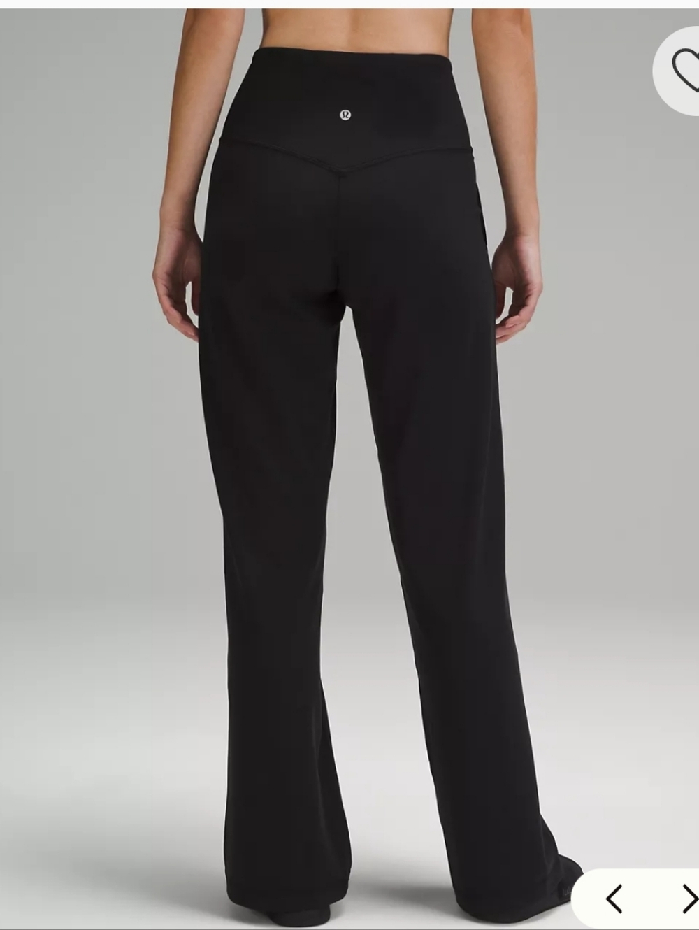 Lululemon Align™ High-Rise Wide-Leg Pant Black Tall - Picture 3 of 14